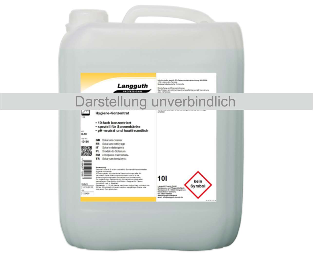 Desinfektionsreiniger Sunsol 10 L