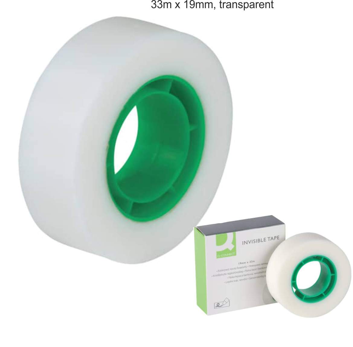 Klebefilm unsichtbar-19mm x 33 m (VE)