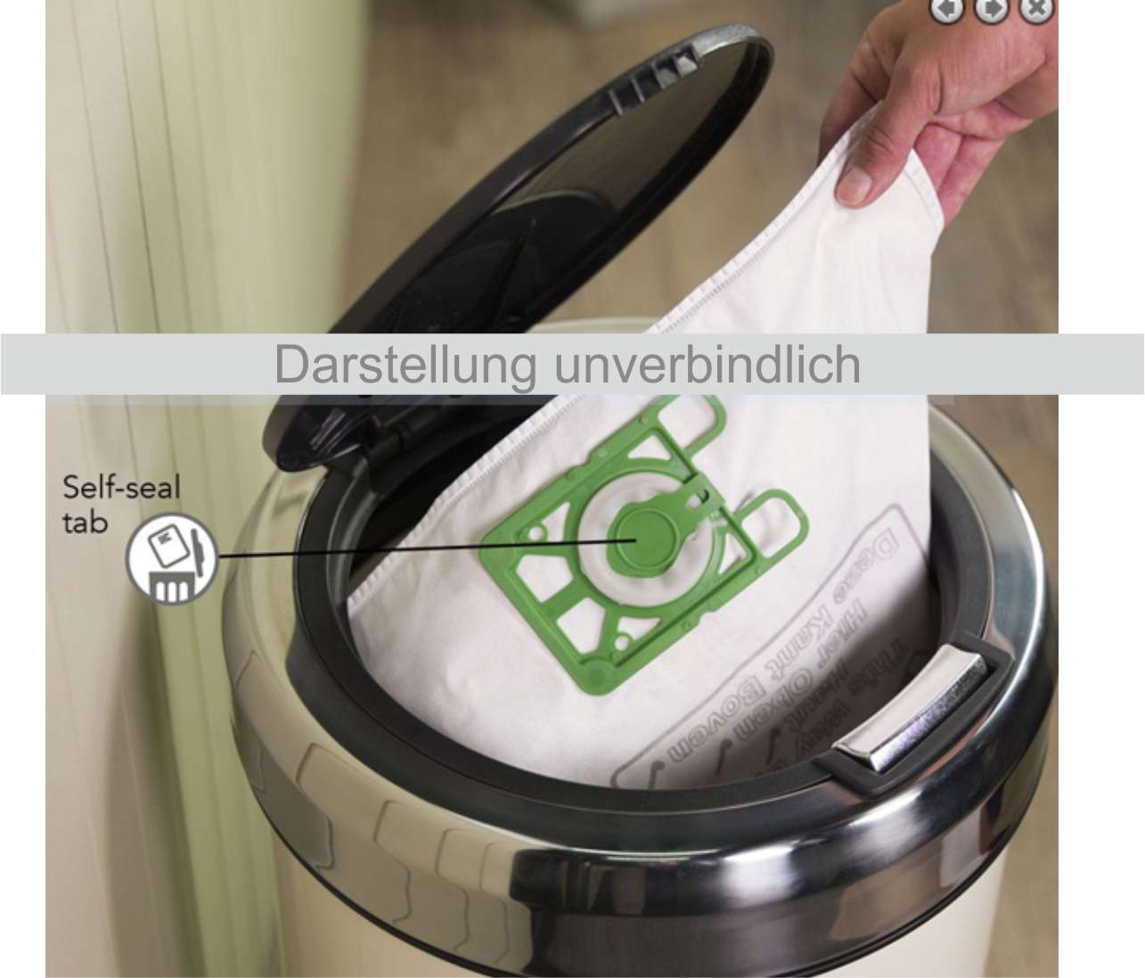 Staubsaugerbeutel Numatic Hepa-Flo NVM 1CH - Vlies (VE)