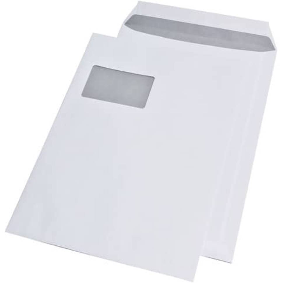 Versandtaschen C4 (A4) mit Fenster
