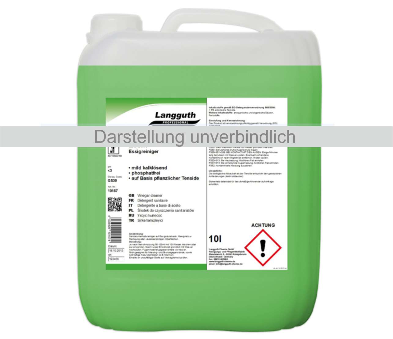 Essigreiniger 10 L